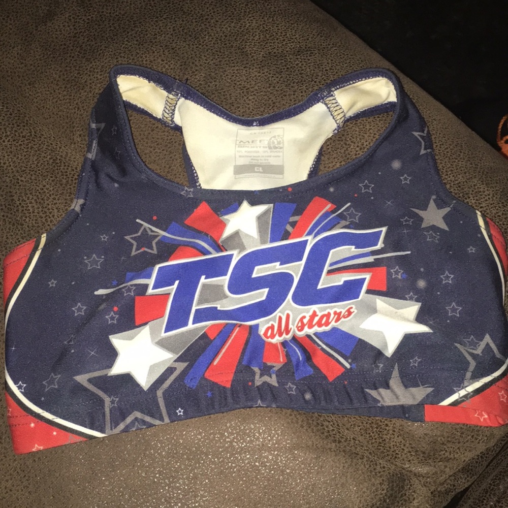Cheerleading warm up gear